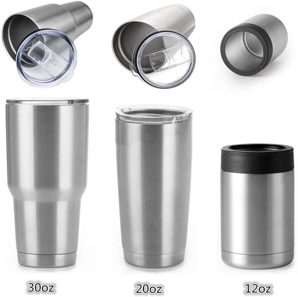 JOYBUY 12/20/30oz Stainless Steel Vacuum Insulated Tumbler Double Wall Travel Cup with Lid
