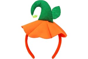 FAROCHY Halloween Pumpkin Headband Halloween Costume Pumpkin Headwear