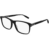 Montblanc Rectangular Eyeglasses MB0035O 005 Black 57mm 0035
