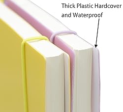 Large Spiral Notebook With Bandage, 2 Pcs 10.2 Inch