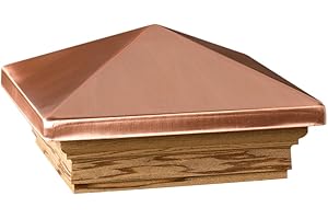DECKORATORS 4x4 Victoria Copper High Point Post Cap -Cedar