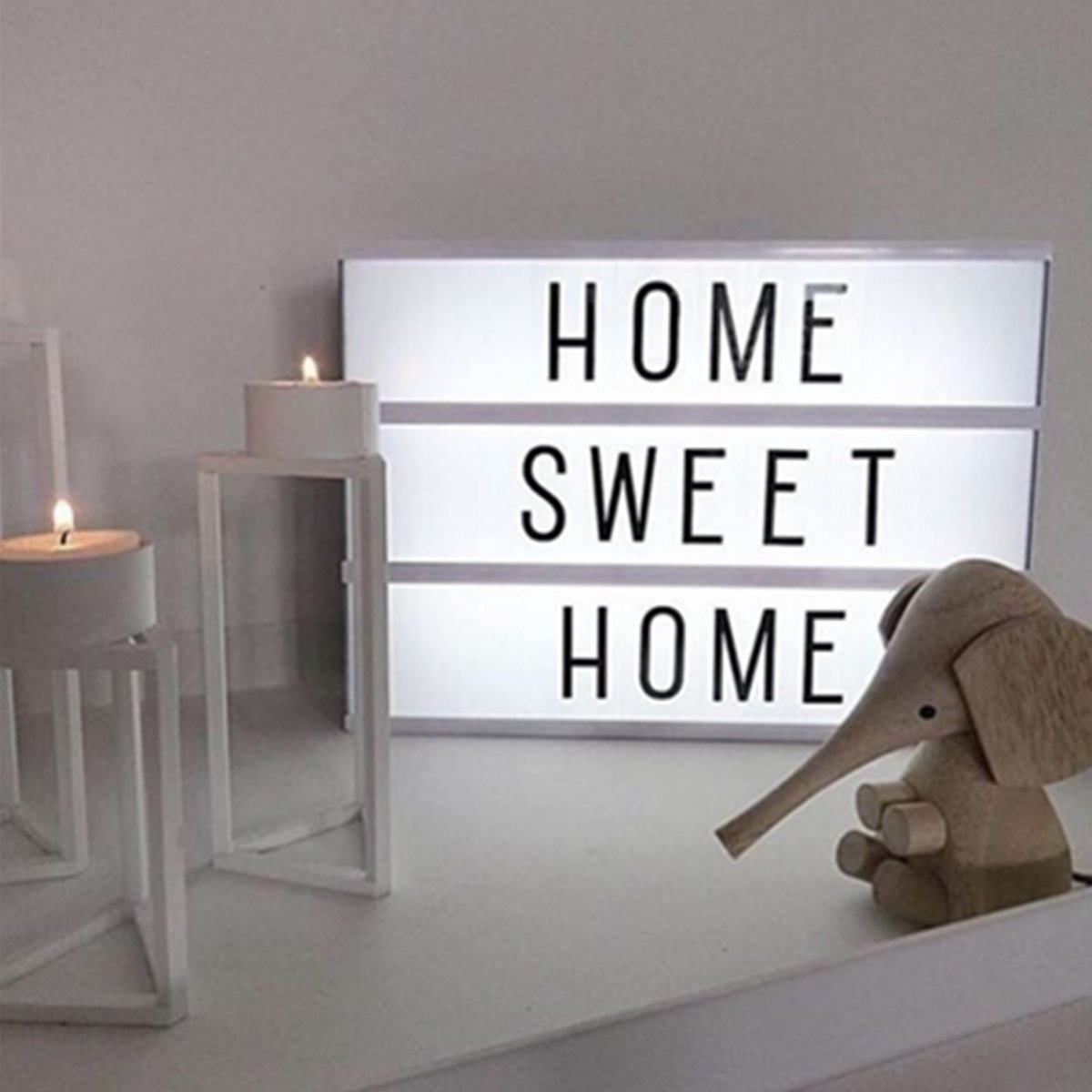 Light Box M Way A – Bombilla Buzón con letras gestaltbar LED Cine ligero