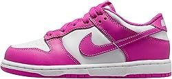 Nike Dunk Low Pre School White/Active Fuchsia