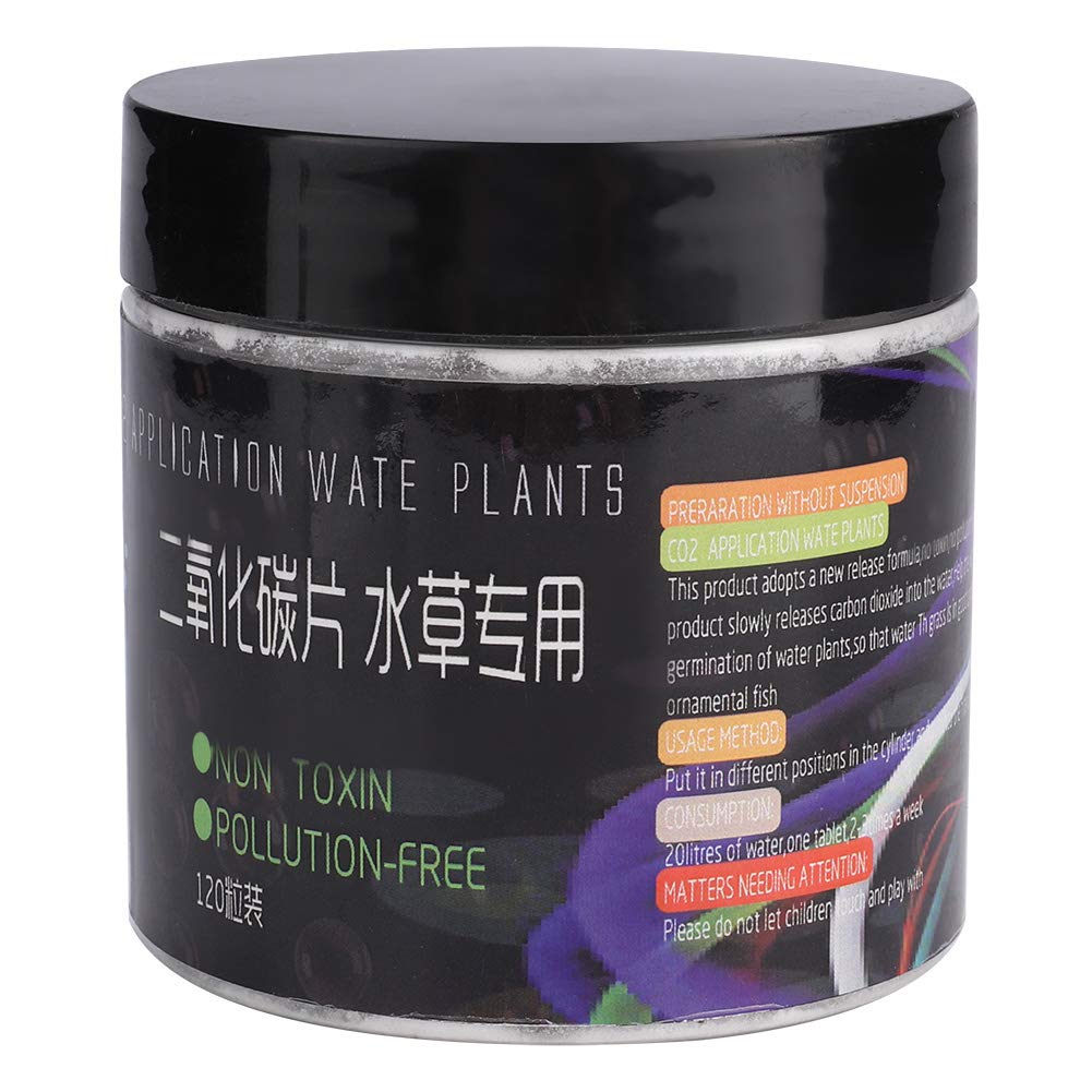 AMONIDA CO2 Tablet for Aquarium Plant Growth & Fish Breeding Support, CO2 Aquarium Water Diffuser, Tablet for 20L Water, Once or Twice a Week