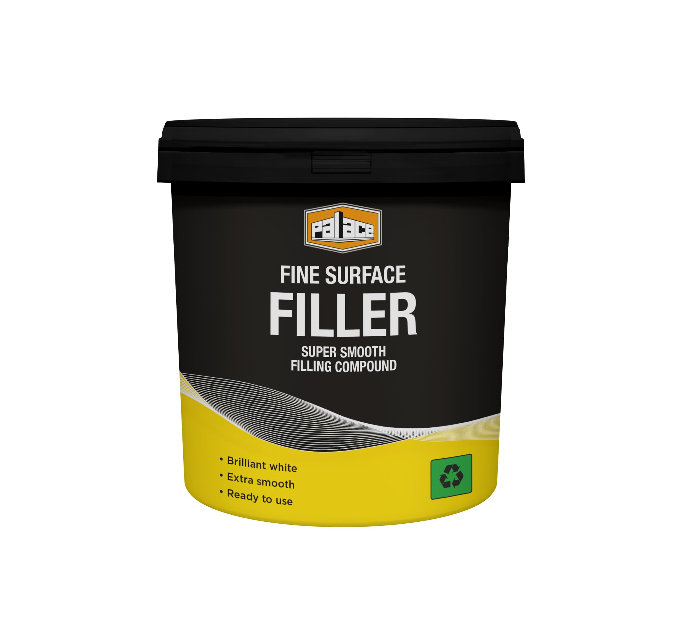 Palace Fine Surface FIller Tub 600gm - Durable, Multi-Purpose Filler for Repairing Shallow Gaps, Cracks and Fine Nicks – Sandable & Paintable