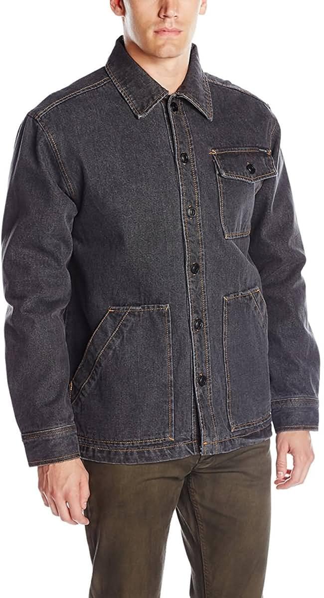 rusty denim jacket