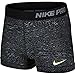 Nike Women's Pro 3'' Stripe And Dot Compression Dri Fit Shorts-Small-Grey