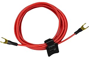 CDPMWVC Turntable Ground Wire, 5 Foot OFC Silicone Phono Cable Grounding Wire - Stop Hum