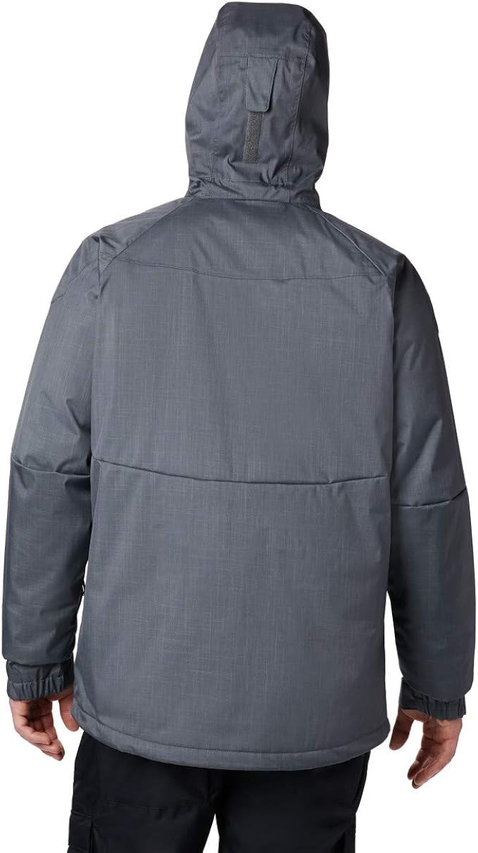 columbia men's alpine action jacket graphite & super blue