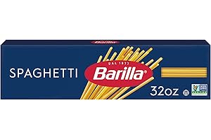 Barilla Spaghetti Pasta, 32 oz. Box - Non-GMO, Made with Durum Wheat Semolina - Kosher Certified