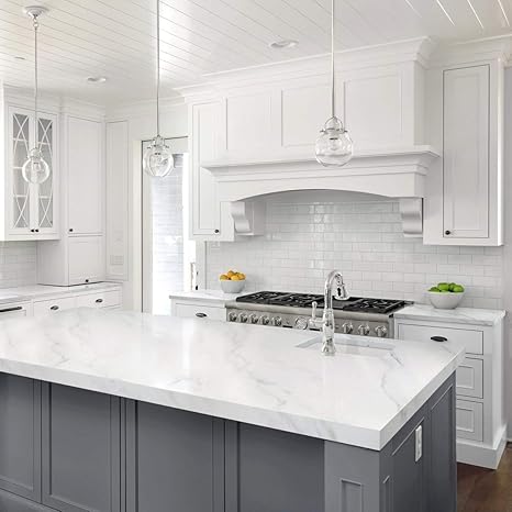 Amazon Com Giani Carrara White Marble Epoxy Countertop Kit Home Improvement
