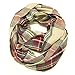 Wrapables Plaid Print Winter Infinity Scarf, Red and Green