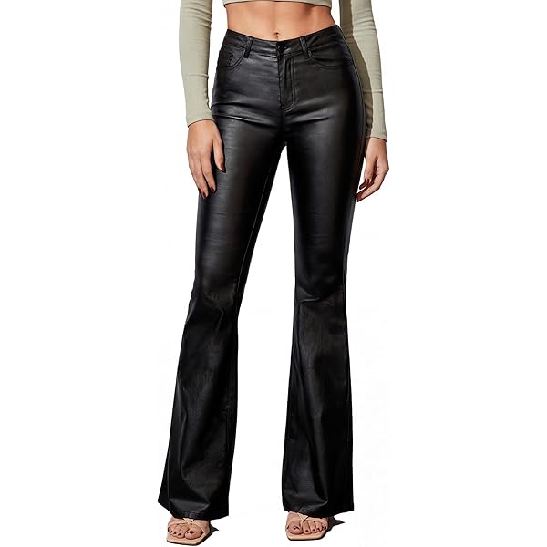 Women's Genuine Lambskin Leather Pants - Custom Tailored Fit Available