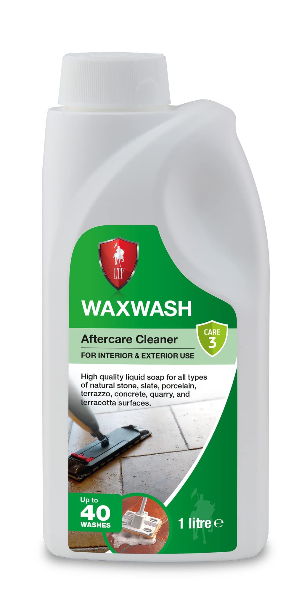 LTP WAXWASH Maintenance Cleaner Un-glazed & Stone Tiles (1 Litre)