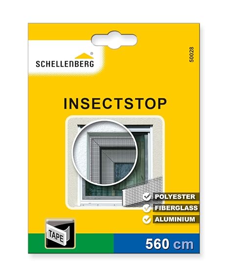 Schellenberg 50028 Befestigungsband 5.6 m Polyester, Fiberglass, Alu, transparent