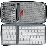 Hermitshell Hard Travel Case for Apple Magic Keyboard MLA22LL/A + Trackpad 2 MJ2R2LL/A + Mouse Bluetooth (Nylon, Black)