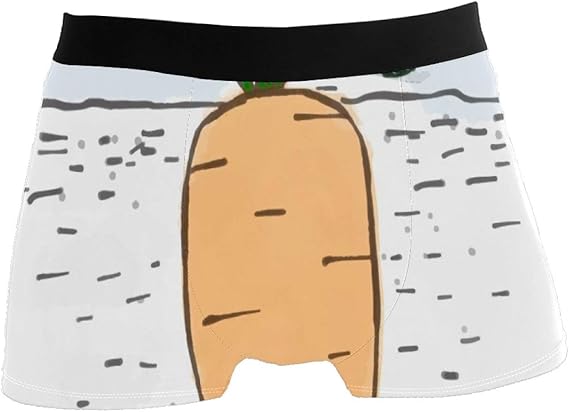 Amazon メンズ下着 メンズボクサーパンツ ウサギ アニメ にんじん ボクサーブリーフ インナーパンツ 男性下着 吸汗速乾 通気良い 弾力性 前閉じ インナー 贈り物 S ボクサー 通販