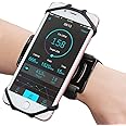 Wristband Armband Phone Holder, 360° Rotatable Sports Wristband for iPhone 11 Pro Max XR XS X 8 7 6 6s Plus, Galaxy, Google P