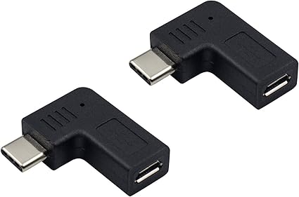 Amazon Duttek Micro Usb To Usb Type C 変換 アダプタ 2個 90度角度付き L字型 マイクロusb メス To タイプ C オス 側向き 左向き 右向き 高速充電 データー転送 Type C 変換コネクタ アダプタ Duttek Usbアダプタ 通販