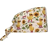 Pickle Working Cap, Scrub Cap with Sweatband, Adjustable Tie Back Hat Breathable Headgear for Women/Men