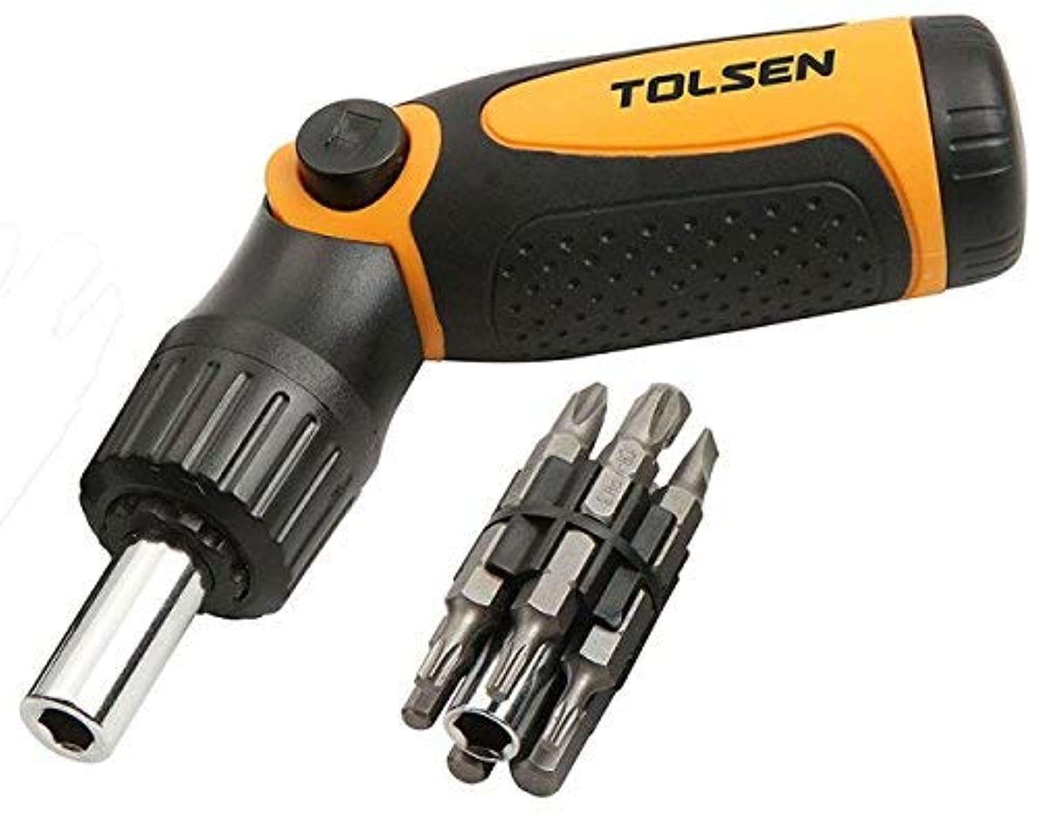 Tolsen Ratchet Screwdriver Set 14 Piece Slotted Pozi Torx Head
