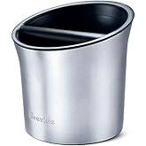 Breville BCB100 Knock Box, Die-cast Espresso Machine Accessory, One Size, Brushed Stainless Steel