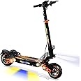 Ruitoo Electric Scooter, 1000/1600/3200/5600 W Motor, 28-46 Mph, 31-52 Miles Range, 18.2/15.6/20.8/35 AH Battery, Dual Suspension & Hydraulic Braking System Scooter for Adults with Seat & Storage Box