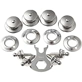 Snap Fasteners Boat Marine Canvas Cover Snap Button Screw Studs Kit Stainless Steel Nickel Plated