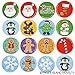 500 PC Holiday Stickers ROLL ASST