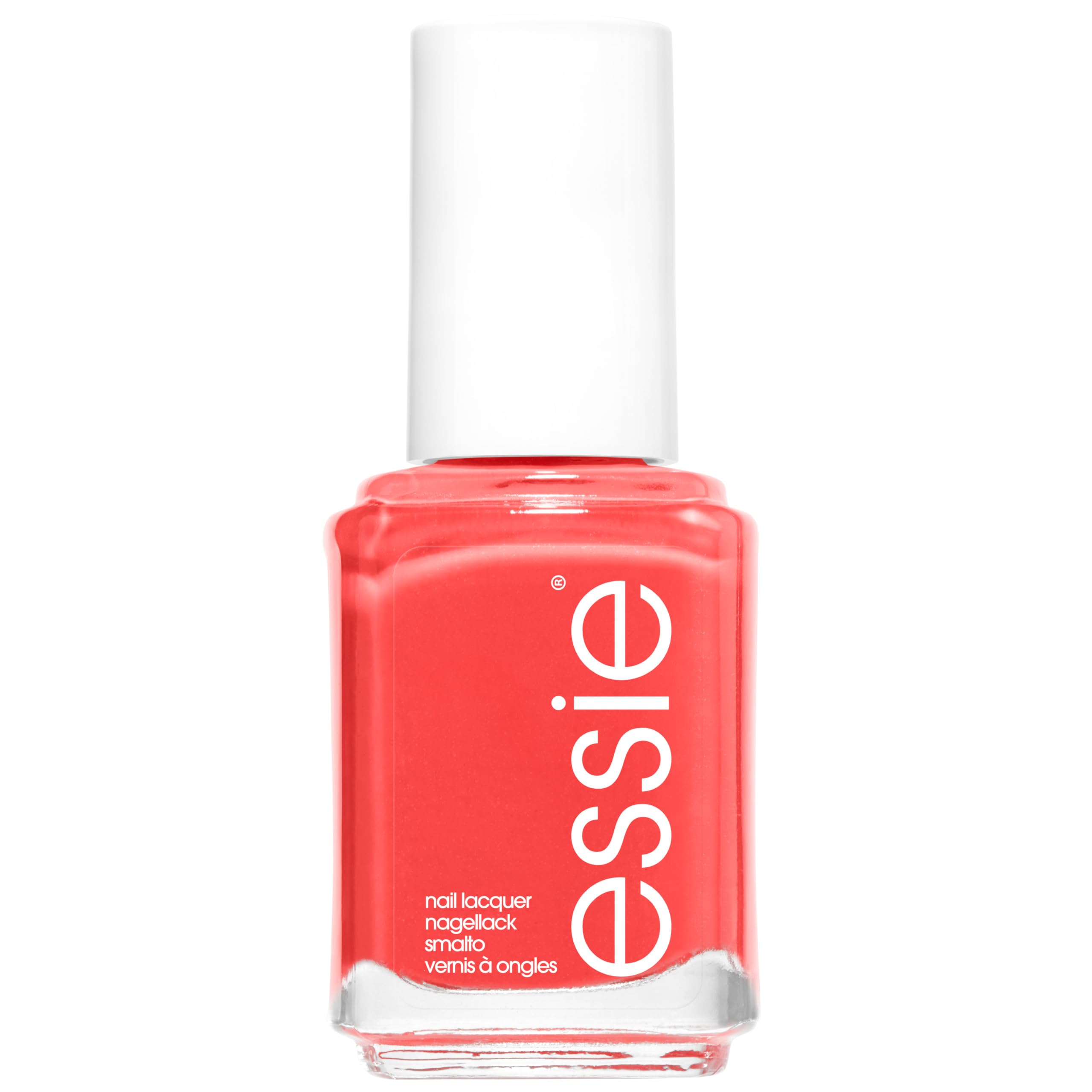 Essie Nail Polish 268 Sunday Funday, Tangerine Coral Pink Orange Colour, Original High Shine and High Coverage Nail Polish 13.5 ml