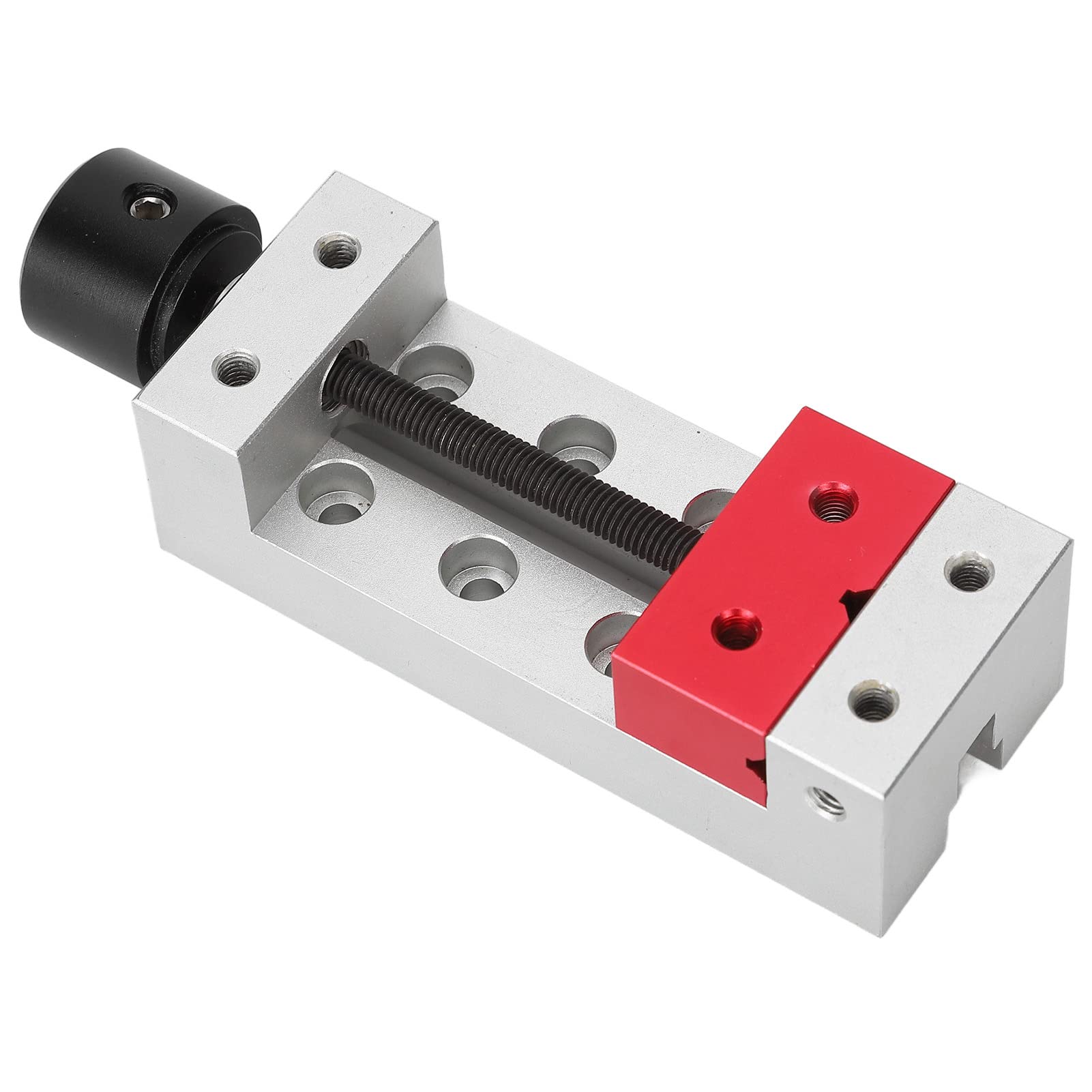 Miniature Bench Table Vise Aluminum Alloy Small Clamp Vice Woodworking Flat Clamp Table Bench Vise Fixing Tool for Mini CNC Router