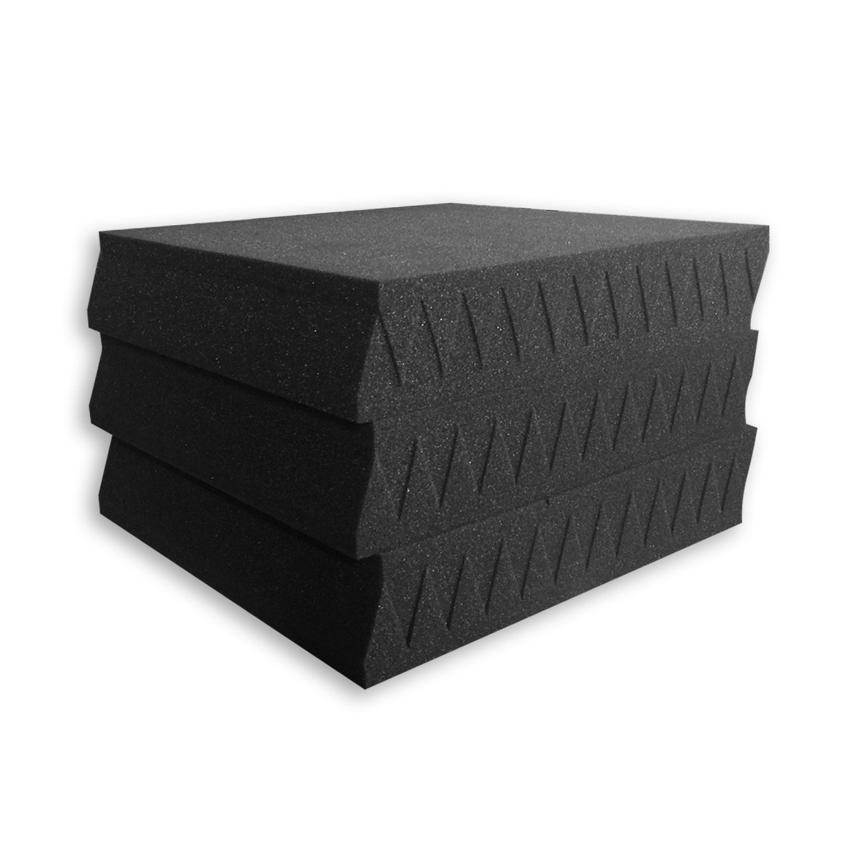 Galleon 6 Pack Acoustic Panels Sound Control Studio Foam Wedges 2" X 12" X 12"