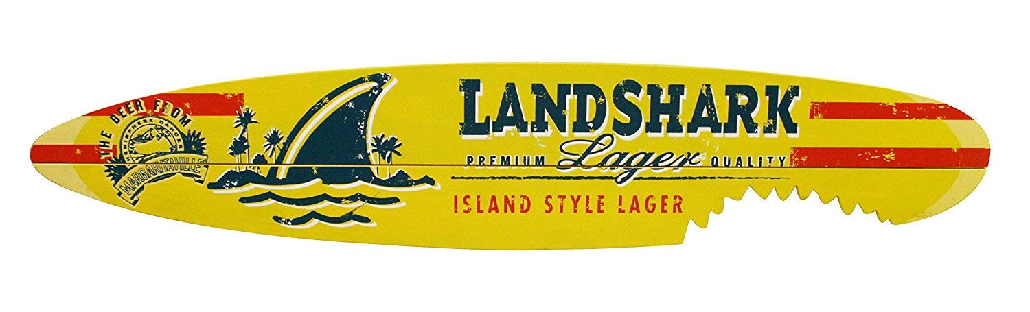 Adonis554Dan Tiki Statue Tiki Surfboard Tiki Mask Shark Bite Surfboard Margaritaville Outdoor Land Shark Bite Wall Art and Craft TIki Bar Wood Home Decor