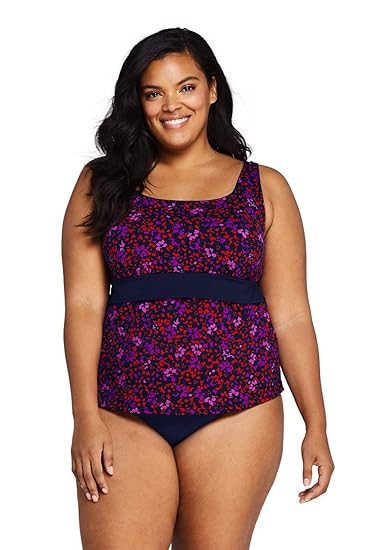 lands end tankini plus size