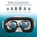 Canbor VR Headset with Remote Controller, Virtual Reality Headset 3D VR Goggles Glasses for 3D Movies and Games Compatible with 4.0-6.3 Inches Apple iPhone, Samsung Sony More Smartphones