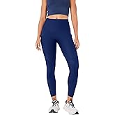 Fanka Body Sculpt 7/8 Leggings with Dual Side Pockets for Women, High Waist Compression Leggings, Workout Yoga Tummy Control