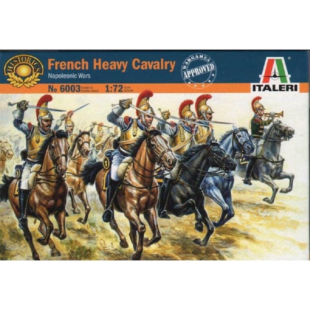 Italeri 1:72 - French Heavy Cavalry (Nap. Wars), Medium, Brown