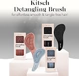 Kitsch Detangle Hair Brush with Flexible Bristles Black view 8