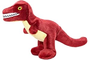 Fluff & Tuff Tiny T-Rex Plush Toy for Small Dogs, 8 Inch, Durable and Machine Washable