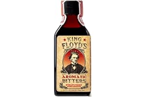 King Floyd's, Artisanal Aromatic Bitters, Hand Crafted, Perfect for Manhattans and Old Fashions, Aromatic Flavor, 100ml, 12 Ingredients, Bar Provisions, Bitters for Cocktails