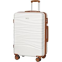 Amazon.com | AnyZip Luggage PC ABS Hardside Lightweight Suitcase