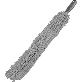 UNGER Commercial StarDuster Proflex Elite 18" Microfiber Duster PED18 | Dual-Sided Flexible Wand Design; Includes Extra Sleeve; Machine-Washable; Compatible with multiple Unger extension poles