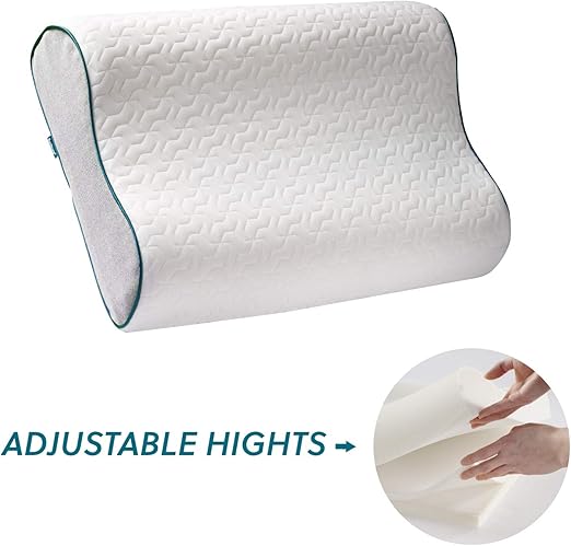 bedsure memory foam contour pillow