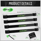 SWANLAKE 4-Piece 12" Magnetic Tool Holder Strip Pack با Screws Included view 2