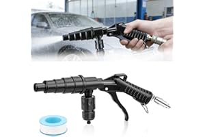 Linkstyle Coolant System Flush Gun, Lever Action Heater Core Backflush Tool, Radiator Cooling System Flusher, Air & Water Flu