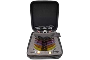SSP Eyewear Methow Kit, RX-Able Shooting Glasses, 6 Lenses with Black Frames