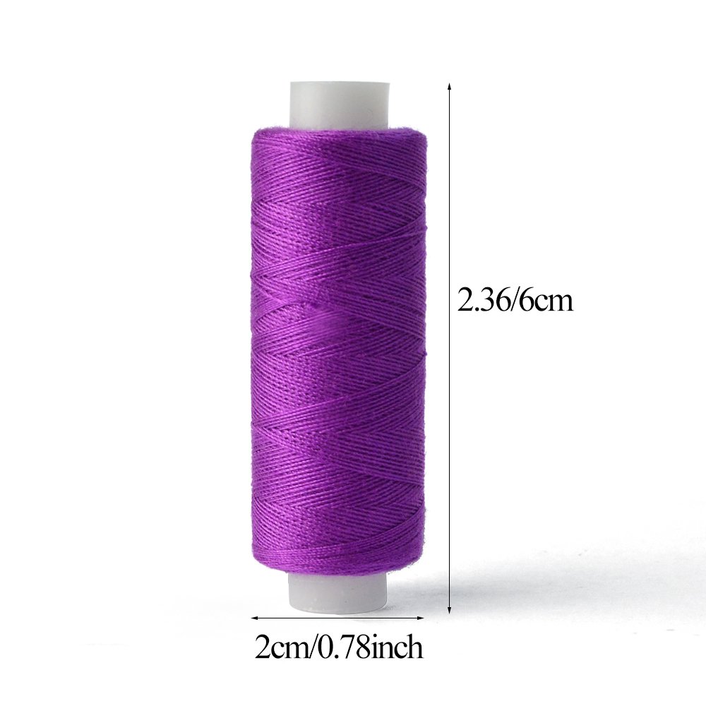 30 Assorted Color Polyester Sewing Thread Spools 250 Yards