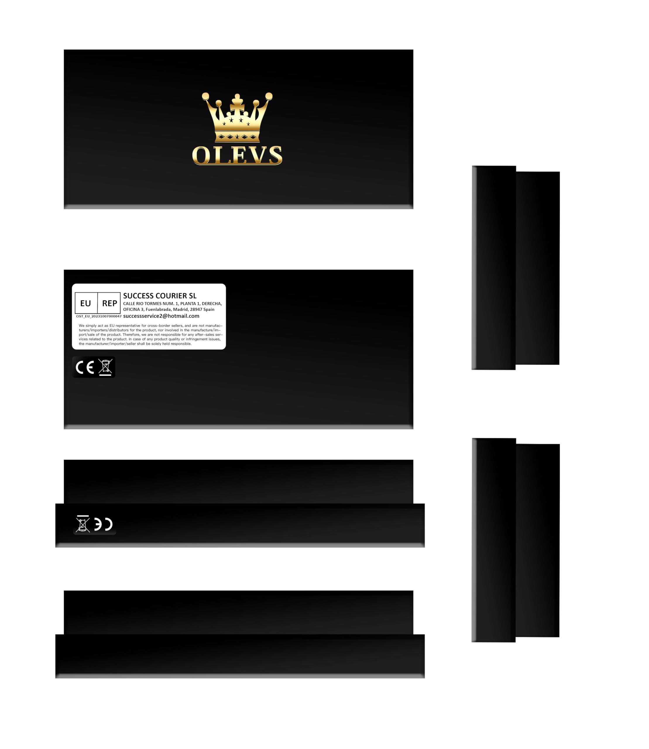 OLEVS Uhren Herren Business Kleid Analog Digital Quarz Edelstahl Wasserdicht Leuchtend Datum Luxus Armbanduhr Herren Geschenk 7