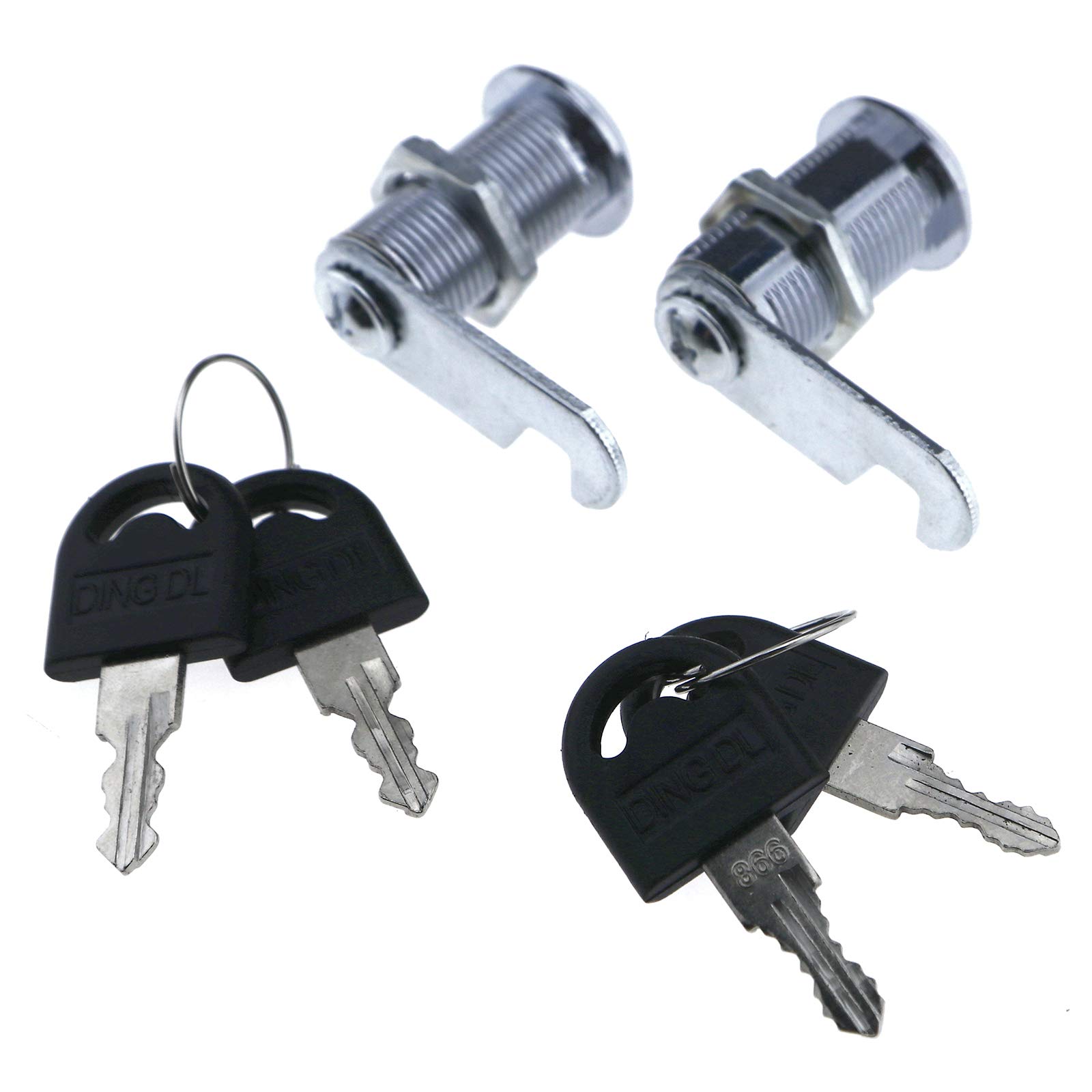 Create idea 2 Set Cam Lock With 2 Keys/Set For Cabinet Door Toolbox Mailbox Drawers