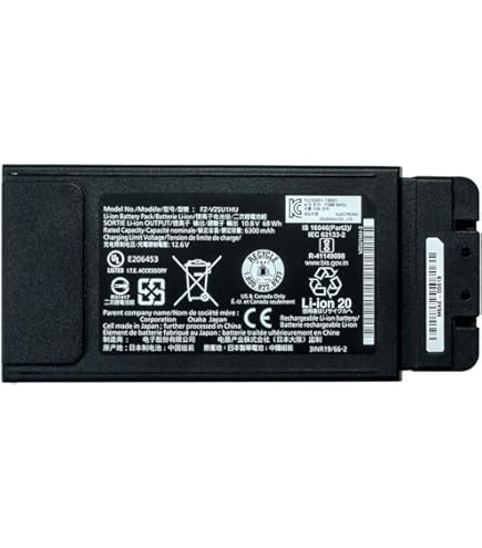 Panasonic FZ-VZSU1UU TOUGHBOOK用バッテリー Amazon.com: Toughbook Panasonic FZ-VZSU1XU Battery : Electronics